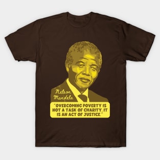 Nelson Mandela Portrait And Quote T-Shirt